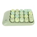 Miniatyrbild 4 av 5: Wireless Numeric Keypad 2.4G 18 Keys Low Noise Retro Colorful Round Keycaps Number Pad for Computer Laptop