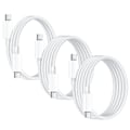Miniatyrbillede 1 af 4: iPhone 15 Ladekabel 20W [3-Pak 2M+2M+1M] USB C til USB C Kabel PD3.0 QC4.0 Hurtigopladning