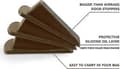 Miniatyrbild 3 av 5: Door Stop Rubber Door Stopper, Door Stop Wedge for Multiple Surfaces, 2-Pack