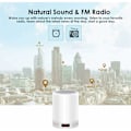 Miniatyrbild 3 av 5: Sänglampa med Bluetooth-högtalare, FM-radio, digital väckarklocka, USB-touchkontroll, digital klocka och RGB-nattlampa