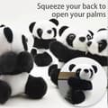 Finger Panda Plys Panda Festfavoritter Søde Panda Dukker Ornament Panda Klip Legetøj