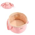 Sminkväska med dragsko, Stor kosmetikaväska för resor, Portabel snabbpack Lazy Drawstring Make Up Bag (Rosa)