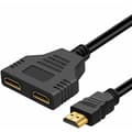 HDMI-adapterkabeldelare HDMI 1 in 2 ut HDMI-hane
