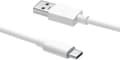 Miniatyrbilde 2 av 3: Offisiell Oppo DL129 VOOC USB Type C til USB Type A Datakabel - Hvit (Bulkpakket) Hvit White