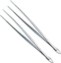 Erittäin pitkät pinsettipihdit 30 cm ruostumatonta terästä, pinsettisarja koukulla, 2 kpl