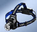 Miniatyrbilde 1 av 5: USB-induksjonstype LED-hodelykt Justerbar hodelykt 3 moduser LED