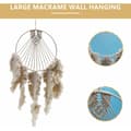 Miniatyrbild 5 av 5: Macrame väggdekoration stor Boho Macrame hängande handvävd väggdekor Macrame väggdekor stor Macrame väggdekoration