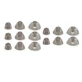 Open Domes for Hearing Aid, Professional Single Layer Silicone Domes, Hearing Aid Replacement Domes, Hearing Aid Accessories