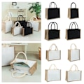 Miniatyrbillede 8 af 10: Blank Sack Tote Håndtaske SORT XL XL Sort Black XL-XL