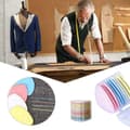 Miniatyrbild 5 av 5: Triangular tailor's chalk, sewing chalk and fabric markers for patchwork, sewing accessories (10 pieces)