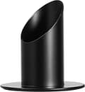 Candlestick (black, 4 cm), communion candle, metal candlestick