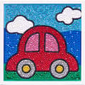One Piece Car Diamond Painting Full Kits, DIY 5D Round Diamond Art
