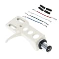 Turntable Head Shell 4-Pin Contacts for Various Turntable Techniques Phono Turntable Head Shell Phono Accessories White