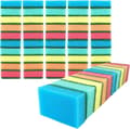 60-pack flerfärgade MIDI diskmaskinssvampar, 75x50x28mm