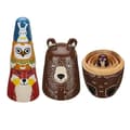 Miniatyrbild 5 av 5: Ryska Dockor / Matryoshka - Babushka docka - Djur multicolor