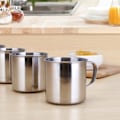 Miniatyrbild 3 av 5: 6 st Utomhus Camping Vandring Te Mugg Kopp Rostfritt Stål 6PCS