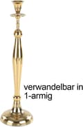 Miniatyrbillede 4 af 5: Guldkandelaber Lysestager - 5 Arm Lysestager