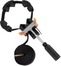 Frame tensioner with 4 jaws, quick-adjustable strap, with 4m nylon strap, corner tensioner, clamp for picture frame, box (FMY)