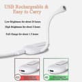 Miniatyrbild 3 av 5: Rechargeable Reading Light, Bedside Reading Lamp, Portable Book Light, 3 Color Temperatures