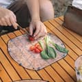 Miniatyrbilde 2 av 3: Camping Servis Lettvekt Sammenleggbar Skål Tallerken Kopp Filter Plassbesparende Sammenleggbart kaffefilter Folding coffee drip filter Folding coffee drip filter
