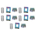 Miniatyrbild 4 av 8: 5 Sets Twist Locks Colorful Rectangular Durable Exquisite Bag Clasps for DIY Shoulder Bags, Purses, Handbags