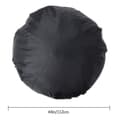 Vattentätt skydd 112 cm utomhus runt svart skydd för uteplatseldstad