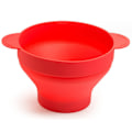 Pikkukuva 2 / 2: Hoppa-Majs Silikonikulho, Punainen, Kokoontaitettava red