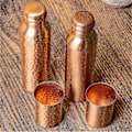 Miniatyrbillede 2 af 5: Flaska - 100% Kobberflaske til Ayurveda - Ed (FMY)