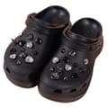 30 stk. 3D Clog Sandal Smykker (Rhinestone Love), Skosmykker,