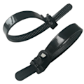 Pikkukuva 5 / 5: [100 kpl] Uudelleenkäytettävät kaapelisiteet, Nylon Heavy Duty Zip Ties Mini Joustavat Kaapelinsidonnat Liukusolmukkeet (Musta)