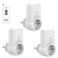 Miniatyrbild 1 av 5: 1-5x Trådlös Smart Fjärrkontroll Strömbrytare Uttag Eluttag EU-kontakt [DB] 3 st 1 fjärrkontrolluttag 3PCS 1 remote control socket 3PCS 1 remote control socket