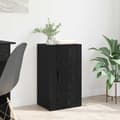 Maison Exclusive - Buffet Sort egetræ 40 x 33 x 70 cm Ingeniørtræ svart ek