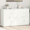 Maison Exclusive - Buffet 2 stk hvid 60x31x70 cm ingeniørtræ Vit