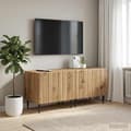 Maison Exclusive - TV-møbel i håndlavet egetræ, ingeniørtræ Ek