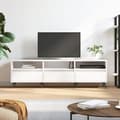 Maison Exclusive - TV-möbel vit 150x30x44,5 cm ingenjörsträ Vit