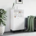 Maison Exclusive - Høj hvid buffet 60x36x110 cm Ingeniørtræ Vit