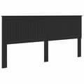 Miniatyrbillede 2 af 6: Hovedgærde - EKSKLUSIV HUS - Rektangulær - Ingeniørtræ - Sort - Minimalistisk design