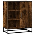 Miniatyrbillede 1 af 6: Buffet i røget egetræ 62x35x76 cm ingeniørtræ76 [cm] Brun