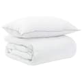Maison Exclusive - Duvetset 2 pc 140 x 200 cm Vinter Bambus Vit Vit