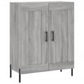 Maison Exclusive - Buffet Sonoma grå 69,5x34x90 cm ingeniørtræ sonoma grå