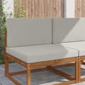 Utomhus kudde - EXKLUSIV HEM - 80 x 80 cm - Polyester - Grå - Dragkedja fodral Grå
