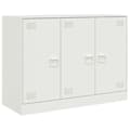 Maison Exclusive - Valkoinen buffet 99x39x73 cm teräs Vit