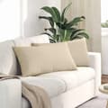 Miniatyrbild 1 av 6: Soffkuddar - EXKLUSIV HEM - 80 x 40 cm - Set om 2 - Avtagbar - Polyester Grädde