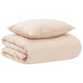 Maison Exclusive - Duvetset Beige 135 x 200 cm Bomull, Kapok, Polyester beige