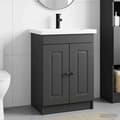 Maison Exclusive - Badeværelsesmøbel sæt Sort 78,5 x 37,5 x 81 cm Svart