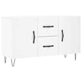 Maison Exclusive - Hvidt buffet 100x36x60 cm ingeniørtræ Vit