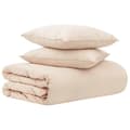 Maison Exclusive - Duvetset 2 pc 200 x 220 cm Kapok och Polyester Beige beige