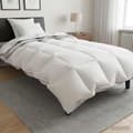 Maison Exclusive - Duvetset 3 pc 140 x 220 cm Alla säsonger Bambus Vit Vit