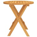 Pikkukuva 4 / 6: Bistro-pöytä - Akasia - Ø46 cm - Kokoontaitettava - Ulkokäyttöön - Luonnollinen tyyli Brun
