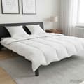 Maison Exclusive - Duvetset i vitt 260 x 220 cm Polyester, Bambu Vit